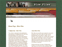 Tablet Screenshot of blowflies.net